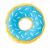 Zippy Paws Donutz Squeaker Dog Toy in a Variety of “Flavours” – Blueberry