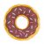 Zippy Paws Donutz Squeaker Dog Toy in a Variety of “Flavours” – Chocolate