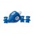 Zippy Paws Hanukkah Burrow Interactive Squeaker Dog Toy – Dreidel Blue Bears