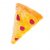 Zippy Paws Squeakie Emojiz Dog Toy – Pizza Slice