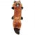 Zippy Paws Stuffing Free Squeaker Dog Toy – Zingy Raccoon