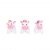 Zippypaws Miniz Unicorn Soft Dog Toy 3 Pack