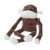 Zippypaws Spencer Crinkle Monkey Dog Toy Brown Large